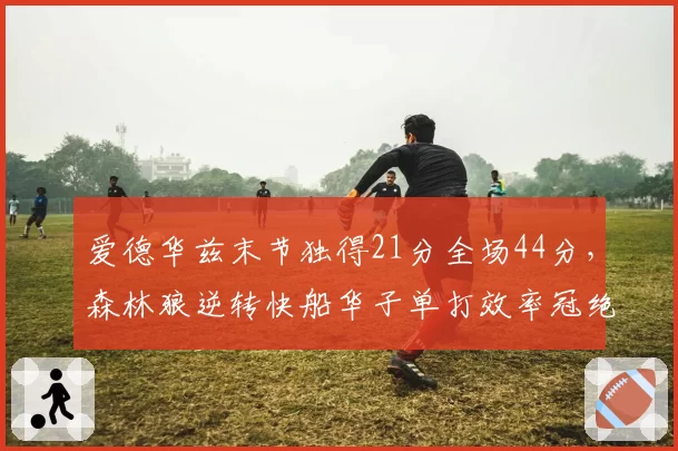 爱德华兹末节独得21分全场44分,森林狼逆转快船华子单打效率冠绝联盟